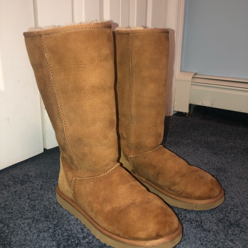 Classic Tall Ugg Boots in Chestnut; Size 8